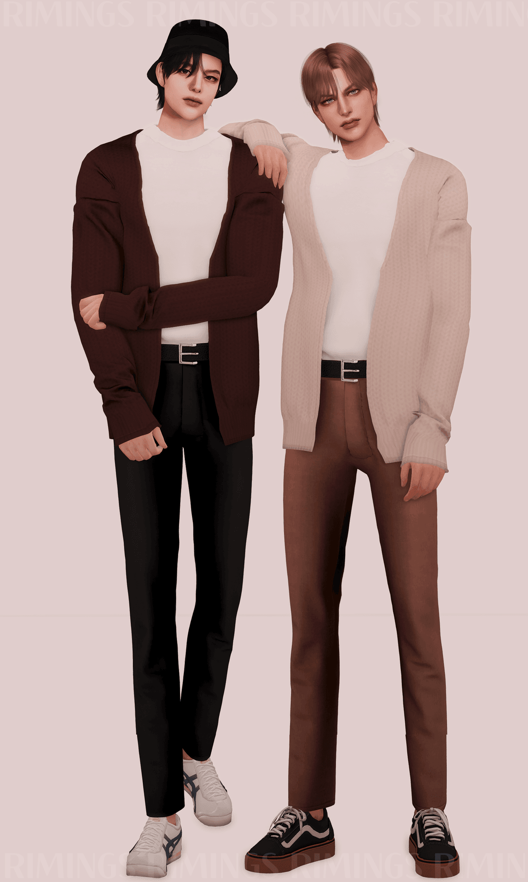 Галерея мода Комплект Basic Cardigan & Basic Pants #1